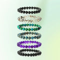 Hot Sell Gemstone Crystal 4mm 6mm 8mm High Quality Trendy Natural Stone Round Beaded Cheap Bracelet Wholesale