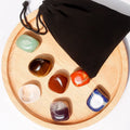 Wholesale Price Natural 7 Chakra Set Reiki Healing Tumbled Stone Chips Gemstone With Bags