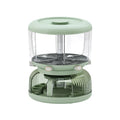Wholesale Kitchen Airtight Food Storage Container Transparent Round Rotating Plastic Bulk Grain Rice Cereal Dispenser Bucket