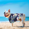 Hot-selling Hawaiian Dog Shirt Summer Breathable Pet Clothes Cool Coconut Tree Pineapple Beach Dog Shirts Pet Sweatshirts