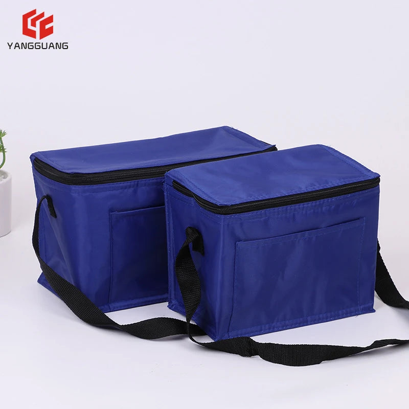 OEM/ODM Classic Style Isothermal Lunch Bag Laminated Non-Woven Insulated Food Delivery Bag