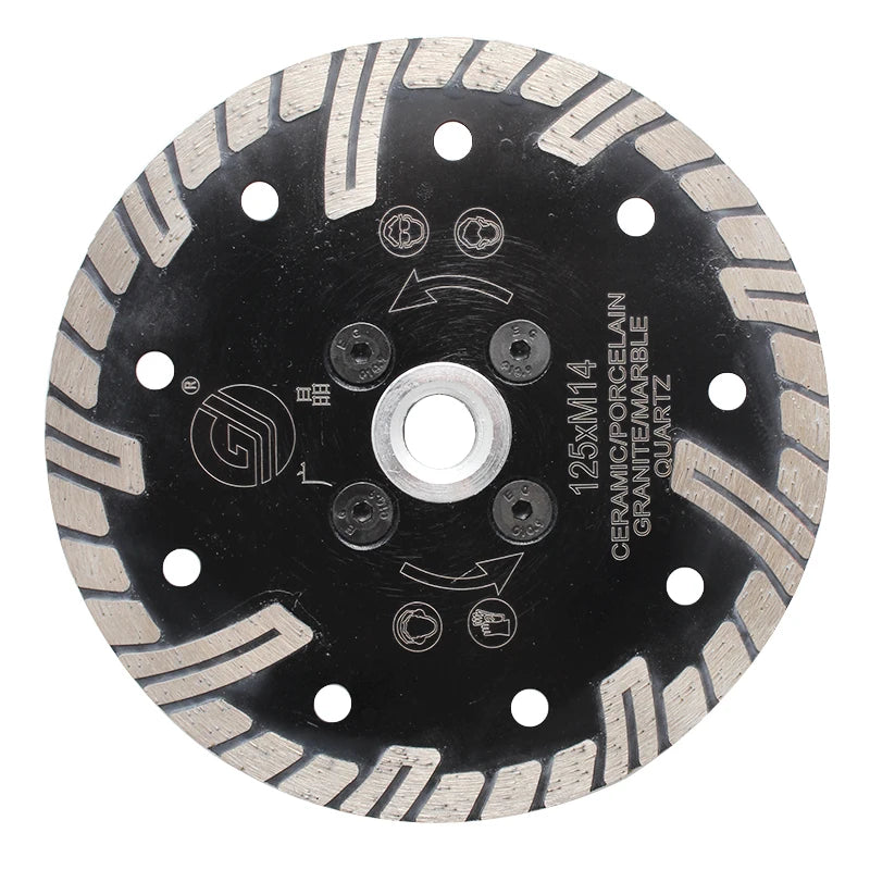 Europe Quality 5 Inch 125mm Diamond Turbo Saw Disc for Wet Cutting Marble