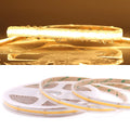 5M IP68 Waterproof COB Strip 12V 24V LED Light Bar 384 LEDs CRI 90 RA High Bright FOB LED Tape for Outdoor Decoration Lighting