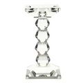 Handmade Clear Crystal Glass Candlestick Holders Table Centerpiece Decorations Weddings Christmas Elegant Candle