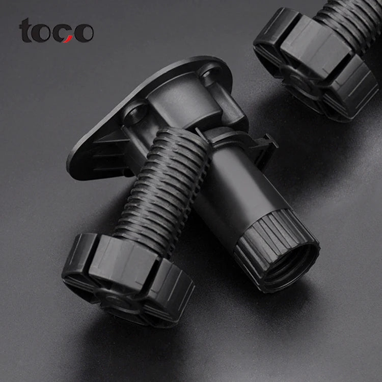 Toco Table Leg Height Adjuster Plastic Adjustable Cabinet Legs Furniture Adjustable Leveling Feet