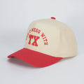 Factory Direct Waterproof Fruit Custom Logo Embroidery 5-Panel Baseball Cap Two-Tone Snapback Outdoor Sports