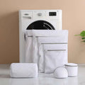 Wholesale Customizable Reusable Zipper Heavy Duty Laundry Wash Bag Polyester Net Mesh for Hotel Travel Clothes Bra Lingerie