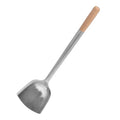 Wooden Handle Stir-fry Spoon Frying Spatula Spatula Bamboo Handle Wok Spatula Ladles for Cooking Stainless Steel Ladles