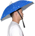 Custom Logo Outdoor Headwear Umbrella for Fishing Golf Gardening-Straight Pattern Sunshade Hat