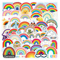 50Pcs Cartoon Rainbow Bridge Hot Sale Graffiti Sticker for Laptop Notebook Phone Vinyl Child Decor Sticker