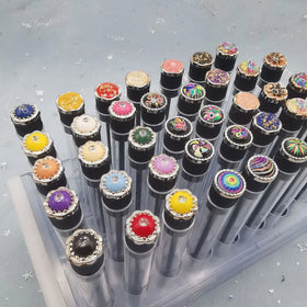 Crystal Handle Mascara Brush Lash Brush Eyelash Lash Spoolies Lash Wands