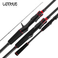 CHILENT Fishing Rod Fishing Rod 2.1-2.4m Baitcasting Spinning Rod Lure 5-15g Carbon Fiber ML Casting Travel