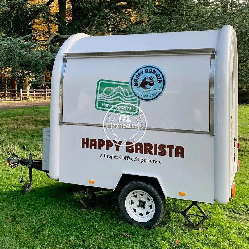 2025 Outdoor Coffee Chine Food Trailer Catering Trailer Van for Sale Mobile Snack Food Trailer Fully Equipped