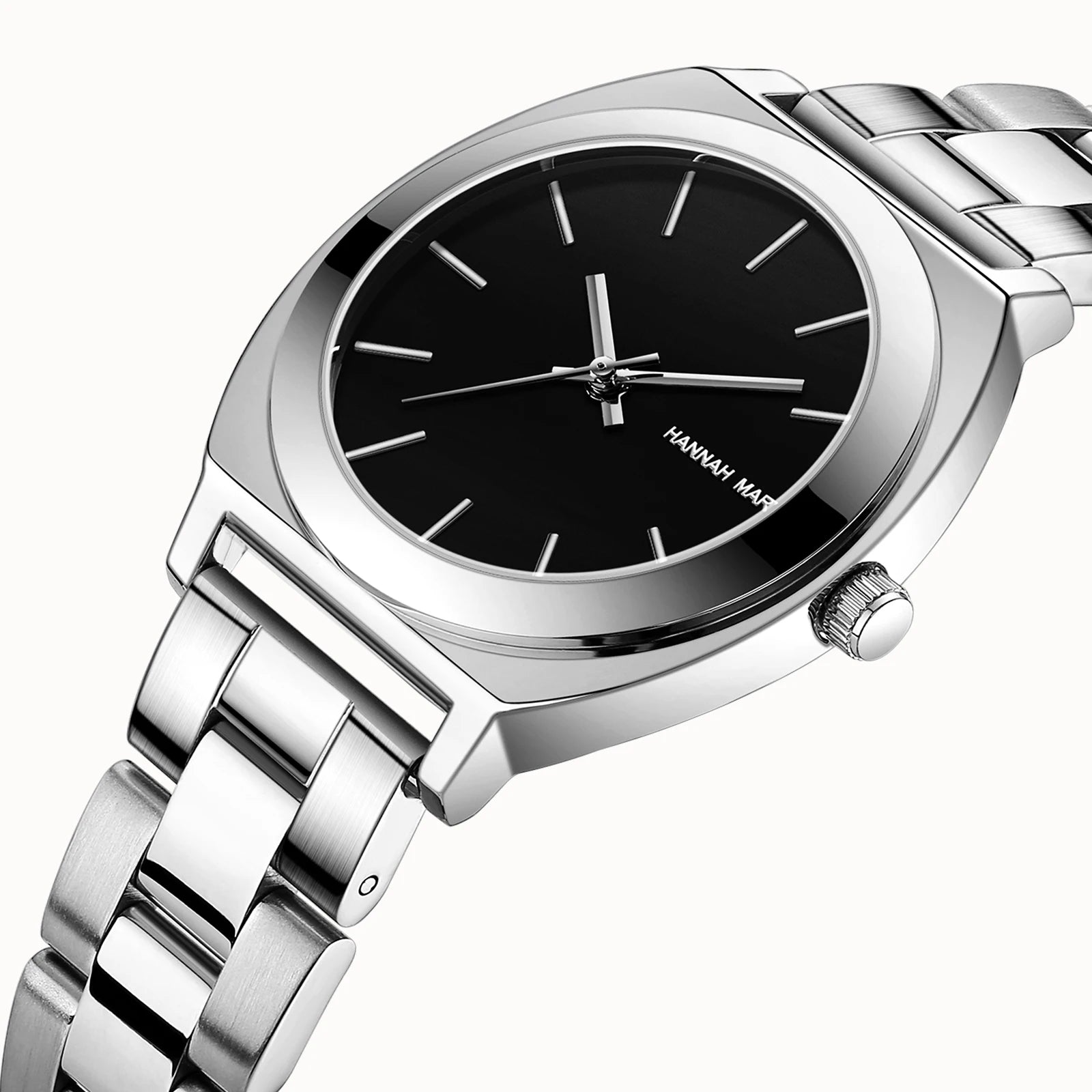 Hannah Martin Factory Original Wholesale Minimalist Style Custom Logo Watch Ladies Waterproof Fashion Gold Wrist Watch for Women