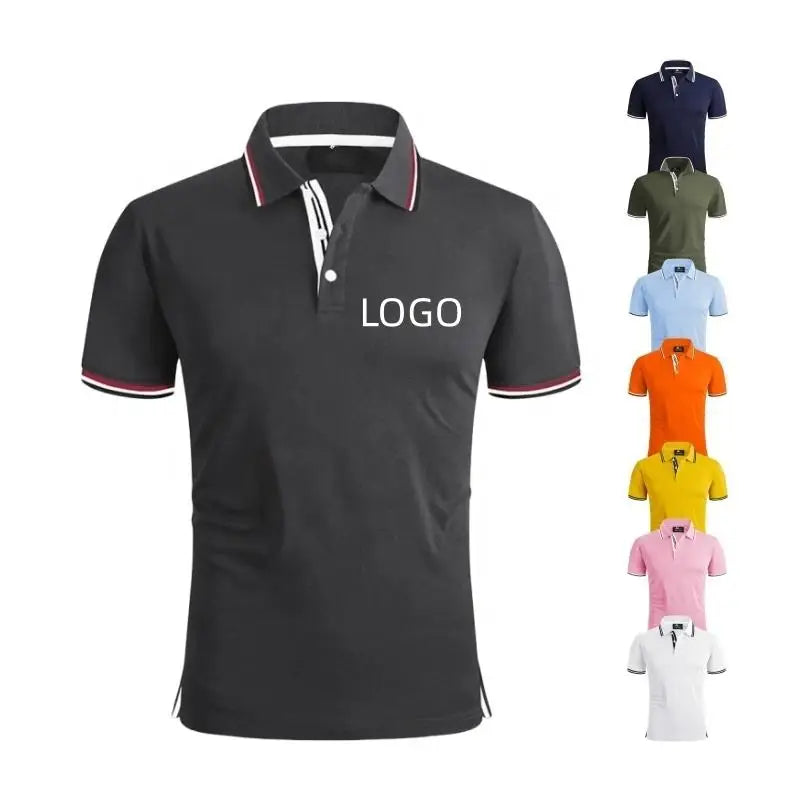 180 GSM Custom Embroidery Printing Polyester Men Golf Polo Shirt Custom logo