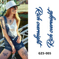 Factory-Sold Easy-to-Apply Waterproof Non-Toxic Eco-Friendly Temporary Tattoo Sticker Semi-Permanent Body Design Party Use Water