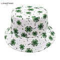 Landfond Adult Green Bucket Hat for St Patricks Day Shamrock Hat Irish Bucket Hat St. Patricks Party