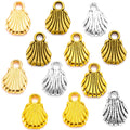 YuenZ 100pcs/bag Antique Silver Color Mini Shell Charms Pendant for Necklace Bracelet Earring Diy Jewelry Making 12*8mm D7129