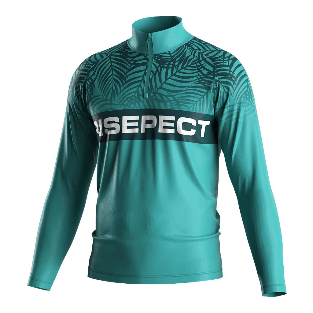 Oem Customizable Plain Gents Hoodies Polyester Cotton Men Jumper Jiujitsu 1/4 Zip Pullover Green Blank Quarter Zip Sweatshirt