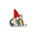 China Funny Factory Wholesale Enamel Pin Soft Hard Christmas Tree Spit Rainbow Dwarf Santa Soft Enamel Lapel Pins