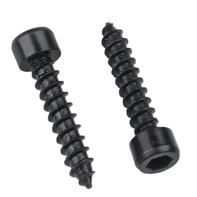 M2 M2.2 M2.3 M2.5 M2.6 M3 M3.5 M4 M5 M6 Black Steel Speaker Wood Hex Socket Cap Head Self Tapping Screws