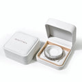 Custom White Pink Black Luxury PU Leather Bangle Box Bangles Packaging Box for Bangle