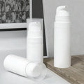 Customizable 5ml 10ml 15ml PP Airless Lotion Spray Pump Plastic Bottle with Lid for Cosmetics