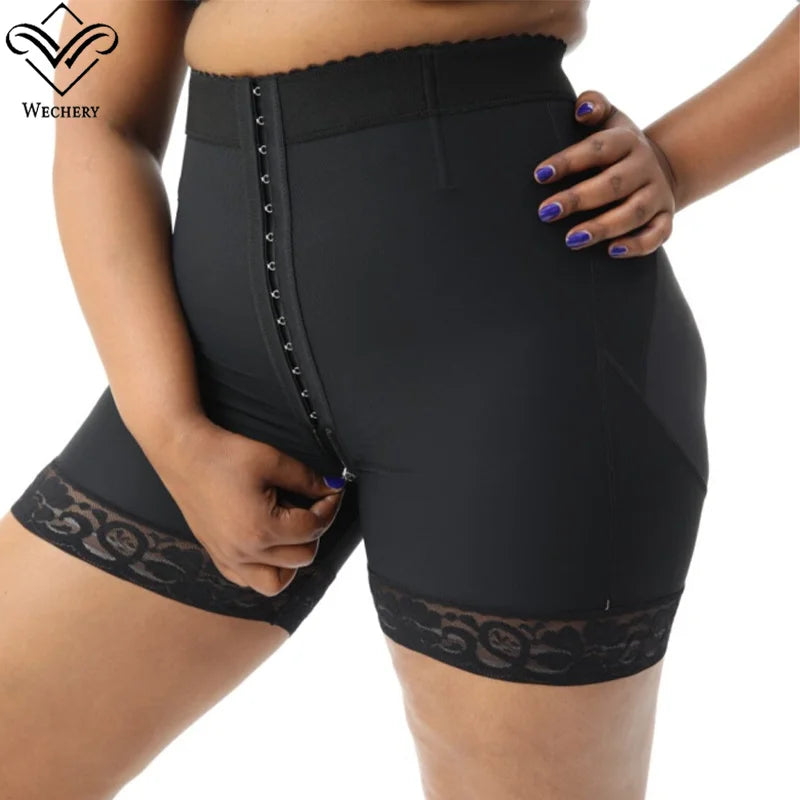 BBL Hook and Eye Shapewear Sliming Body Shaper High Waist Lace Pants Zippers  Butt Lifter  Tummy Control  Leggings