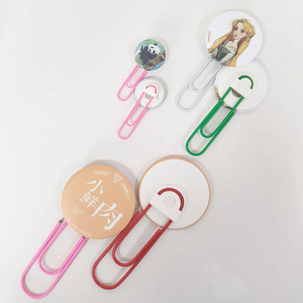 25/44/58mm Badge Button Book Mark Materials for DIY