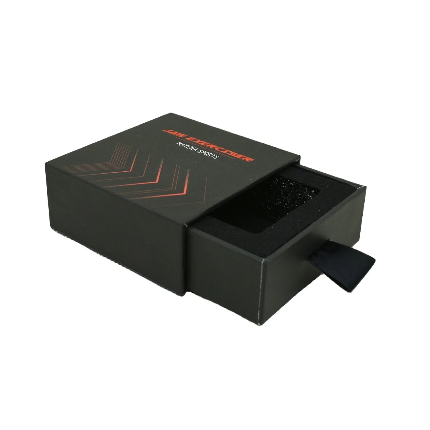 Recycled Cardboard Small Black Cardboard Gift Box for Jewelry Packaging Jewellery Drawer Paper Boxes with Foam Insert