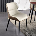 Modern Minimalist Dining Leather Art Backchairs Nordic Light Luxury Minimalist Home Restaurants Hotel Desks Dressing