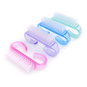 Large Bristle Nail Cleaning Brush for Acrylic UV Gel Nails Art Manicure Efficient Powder Remover and Nail Care Accessory