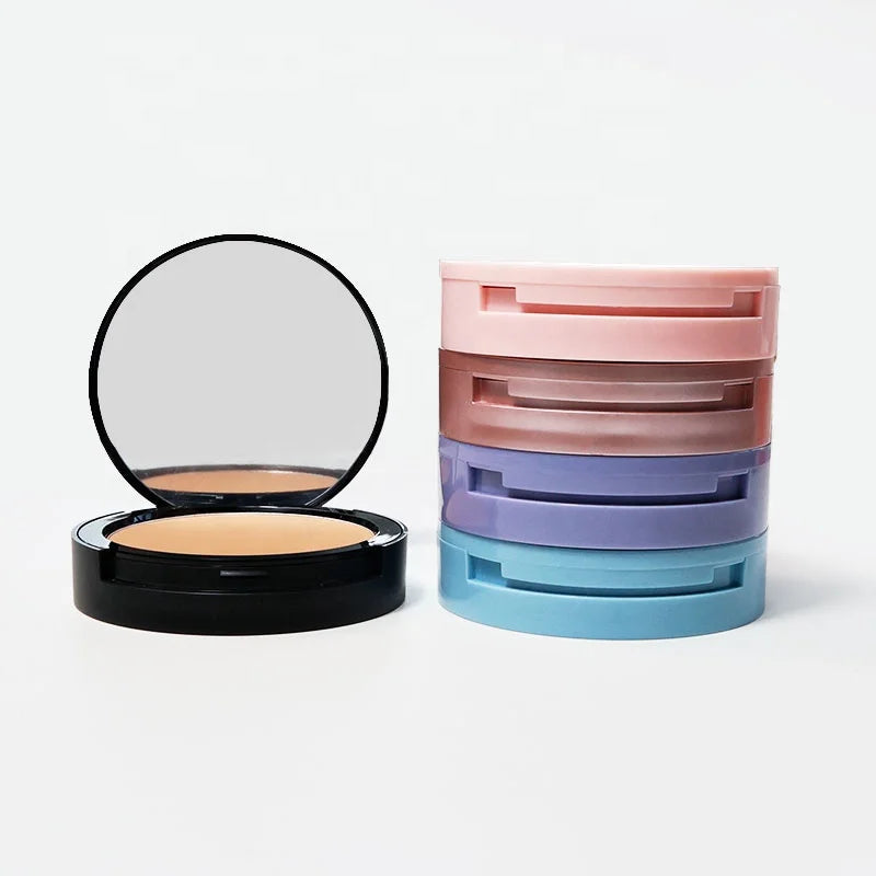 OEM ODM Long Wearing Oil Free Full Coverage Make up Foundation and Powder 9 Shades DIY Pressed Powder