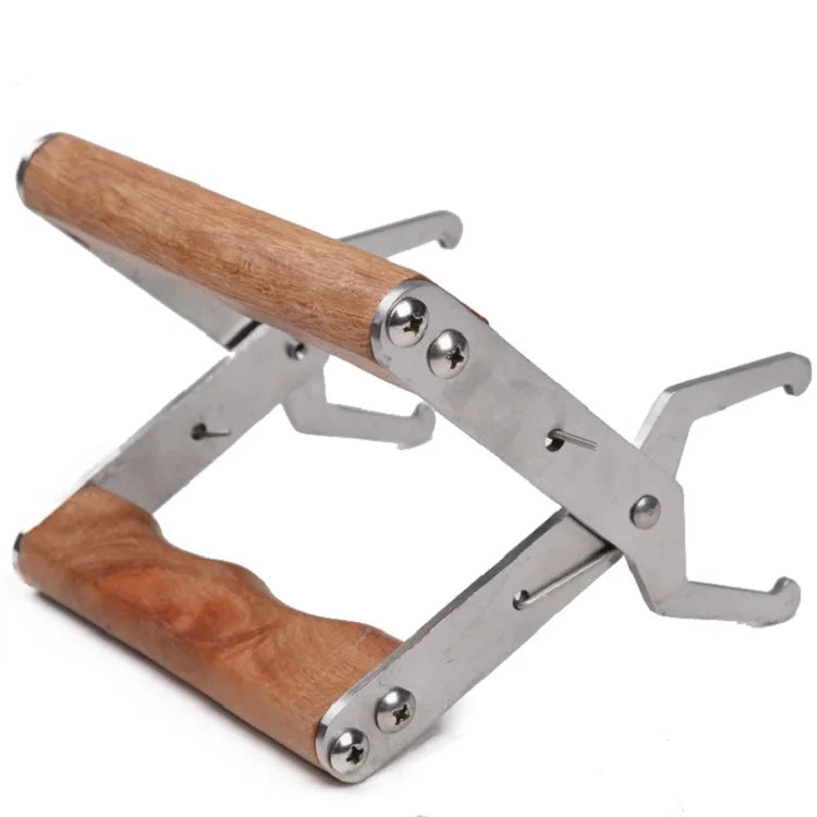 New Bee Frame Gripper with Wooden Handle Hive Frame Holder Accessory for Beekeeping Apiculture Supply