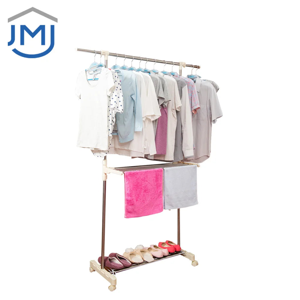 Space-Saving Laundry Hanger Standing Stand Hanger