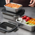 Zhenneng Portable Stainless Steel Lunch Storage Box With Leakproof Lid Lunch Take Away Food Warmer Containers