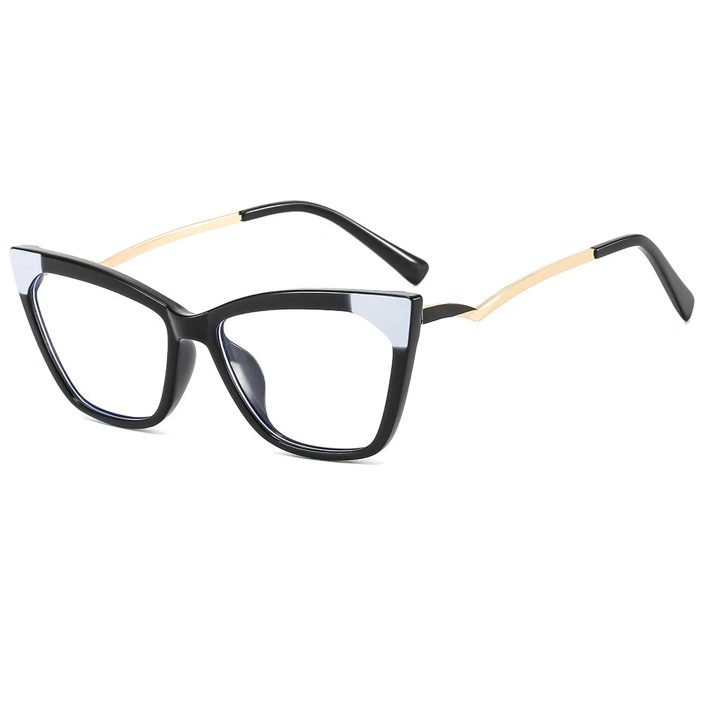 TR90 Anti Blue Light Glasses New Cat Eye Optical Frame Eyeglasses for Women