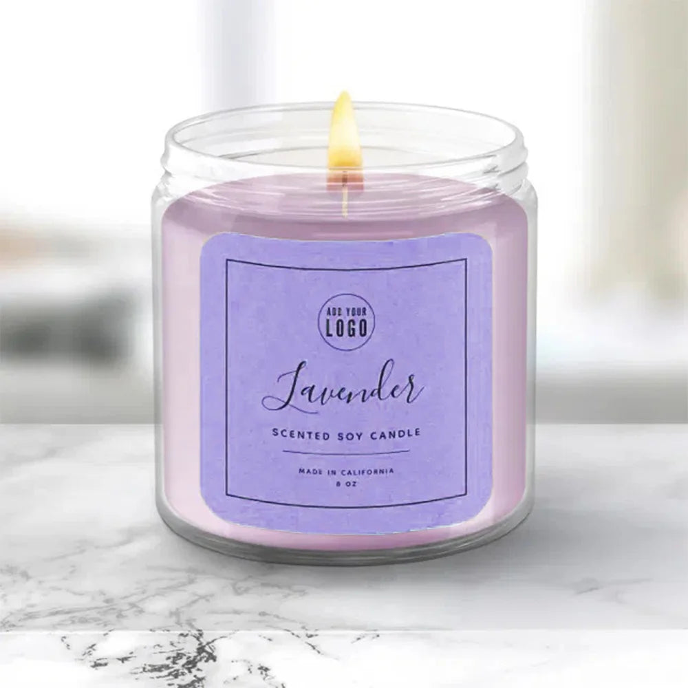 Custom Label Sticker Candle Perfume Die Cut Shape Adhesive Sticker Branding Label Sticker Idea for Product Packaginng