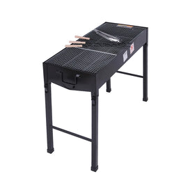New Portable Bbq Grill Charcoal Somker Grill Stand Charcoal Bbq Grill Fan