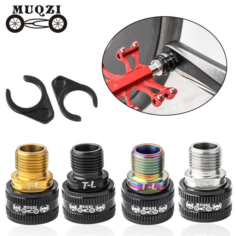 MUQZI Bicycle Pedal Extender Bolt 16mm Quick Release Pedal Extender for 9/16 Inch Threaded Pedal