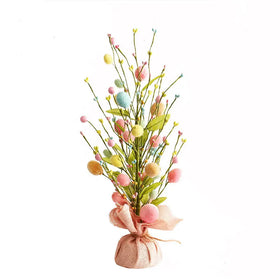 Wholesale Easter Decorations Colorful Easter Egg Tree Table Ornament Premium Easter Decor