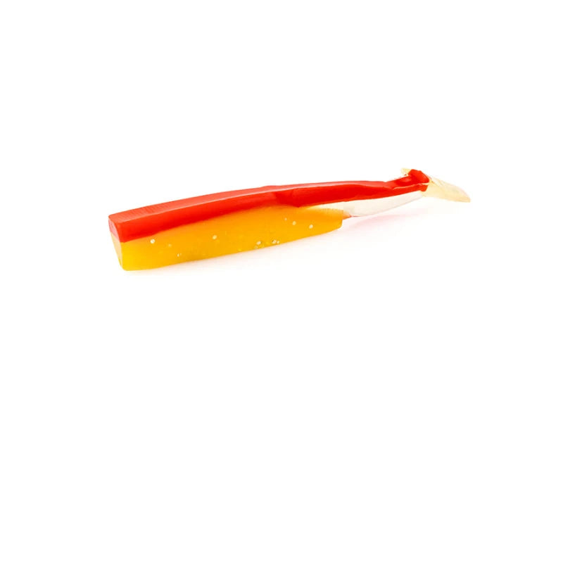 Two Sizes 7cm/9cm Fishing Silicon Rubber Fish Hotsale Double Color Fishing Lure Soft Bait Lure