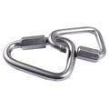 SDPSI DCT Stainless Steel Clambing Quick Connect Link Locking Triangle Type Carabiner