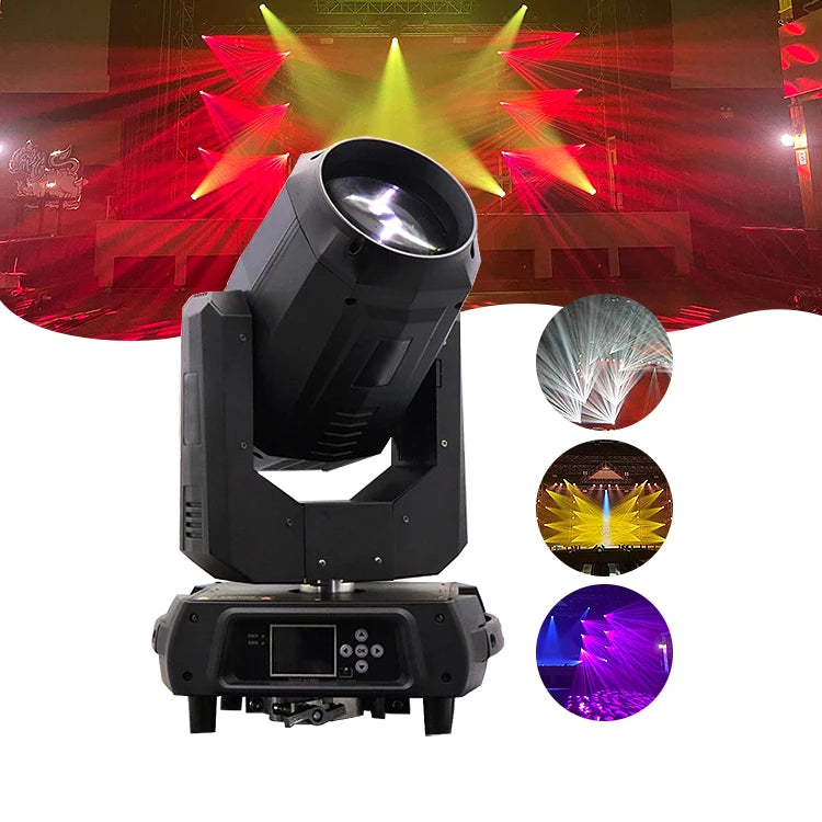 R17 High Power Silent Moving Head Stage Light Gobo 350W Moving Head Projector Laser Light Spot Led Beam Wash Moving Head Disco S