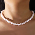 Go2boho  Luxury Collarbone Chain Imitation Pearl Bead Necklace Women's Temperament Bohemian Fashion Jewelry Necklace