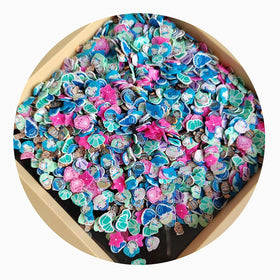 Star Fish Shell Polymer Clay Slices Mixed Rhinestone Pearls Sequins for Slime Filling Nail Art Decoration DIY Accessories