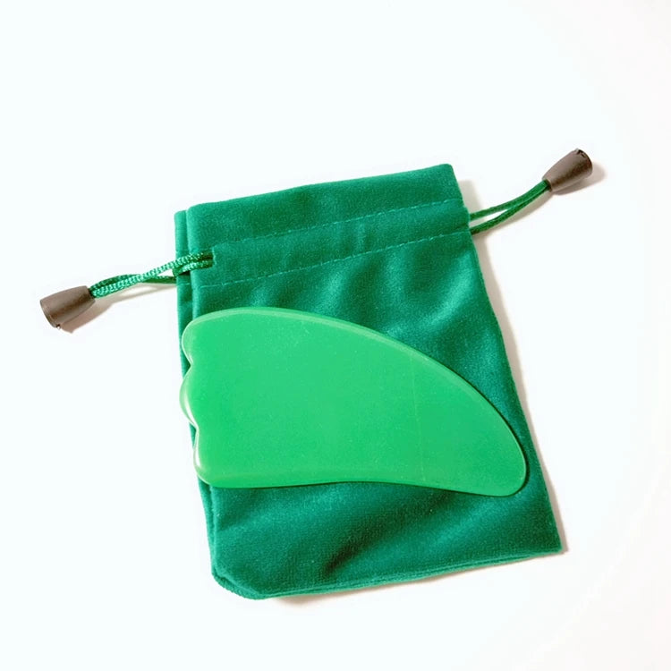DIY China Factory Seller Gua Sha Scraping Tool Green Aventurine Fish Shape Ready to Ship MegaBDM