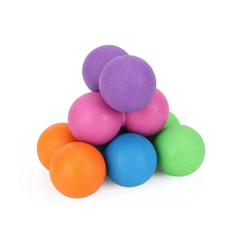SP Peanut Double Lacrosse TPE Massage Ball 6.1CM Mobility Physical Therapy Deep Tissue Massage Tool Low MOQ High Quality