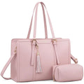 2025 LOVEVOOK Women Laptop Tote Bag Canvas Lightweight Office Computer Bags 15.6in Laptop Layer Custom Laptop Handbags for Women