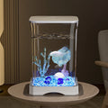 Hot Sale Desktop Fish Tank Creative Landscape Design Fish Tank Aquarium  Lights Eco-Friendly Plastic Tank for Goldfish Farming